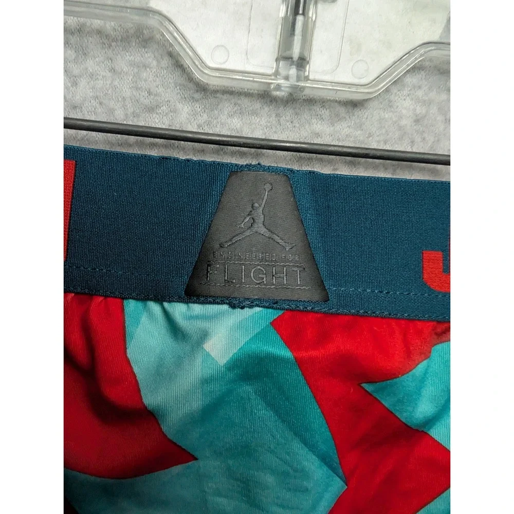 Jordan Compression Tights Mens 2XL Red Teal NEW Dri-Fit Training Base Layer